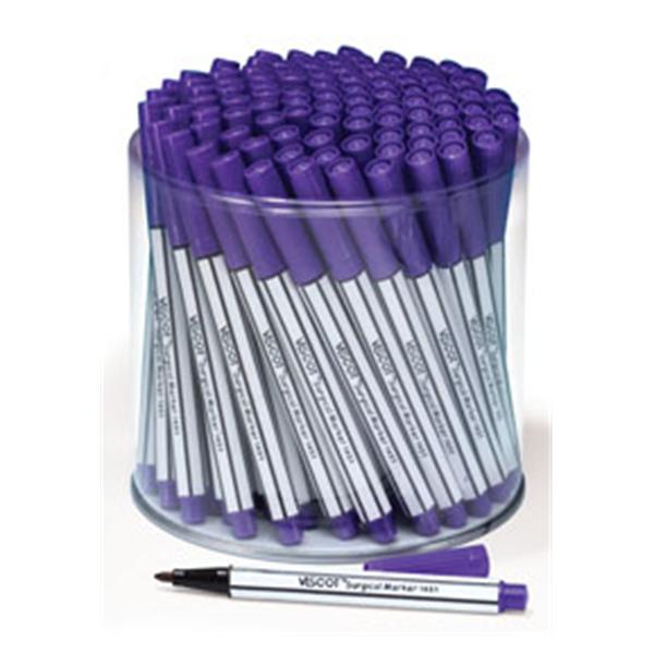Marker Pre-Surgical Skin Gentian Ink Standard Tip Violet Mini Non-Sterile 100/Bx